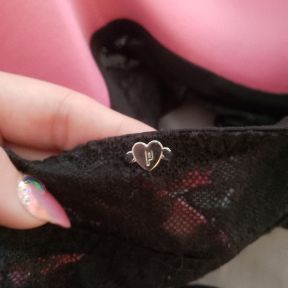 Victoria's Secret PINK Black lace bralette - Picture 3 of 4